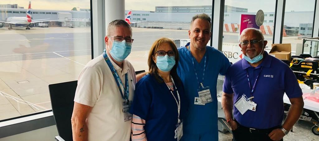 LCW GP supports the Afghan evacuation effort at Heathrow T4